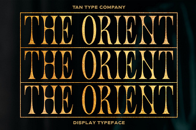 TAN ORIENT Free Download display type retro font retro type vintage font vintage type