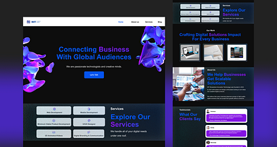NIT Studios - Landing Page Website landingpage ui uidesign webdesign
