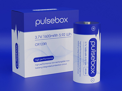 Product Packaging for PulsBox Batteries! 📦⚡ amazon packaging box design branding design graphic design illustration logo packaging packaging design