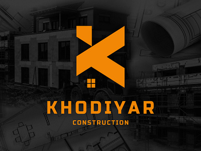 Khodiyar Construction Brand Identity Design art artwork brand identity branding business business card business card design construction cover letter design graphic design illustration illustrator logo logo design mockup