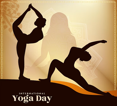 International Yoga Day 🧘‍♀️ concept design graphic design health illustration international yoga day meditation mental mental health relax selfcare ui ux vector wellness yoga yoga day