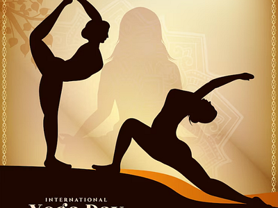 International Yoga Day 🧘‍♀️ concept design graphic design health illustration international yoga day meditation mental mental health relax selfcare ui ux vector wellness yoga yoga day
