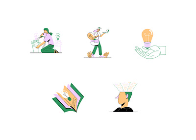 Funkyways Illustration - Idea 3d animation branding graphic design logo motion graphics ui