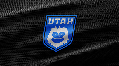 Utah Yetis jersey close-up branding jersey logo logomark sports team utah utahyetis yeti