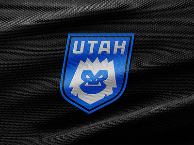 Utah Yetis jersey close-up branding jersey logo logomark sports team utah utahyetis yeti
