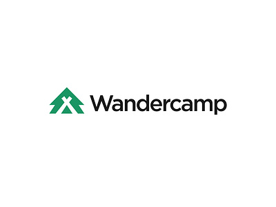Wandercamp logo design branding camp logo camp logo ideas camping clean graphic design logo logo camp idea logo design minimal