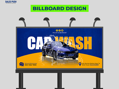 CAR WASH BILLBOARD DESIGN billboard design billboard designer billboards designer graphic graphic design