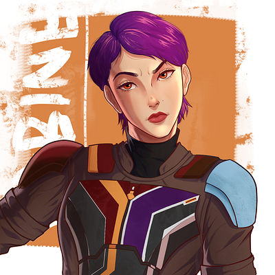 Fan Art Sabine Wren fan art illustration