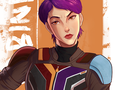 Fan Art Sabine Wren fan art illustration