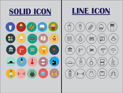 MIXED ICONS branding design designing graphic design icons illustration illustrator logo photoshop vector