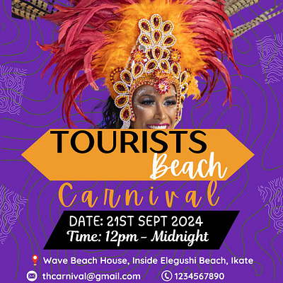 Tourists beach carnival graphics design graphics graphics design tourist tourist beach tourist beach carnival