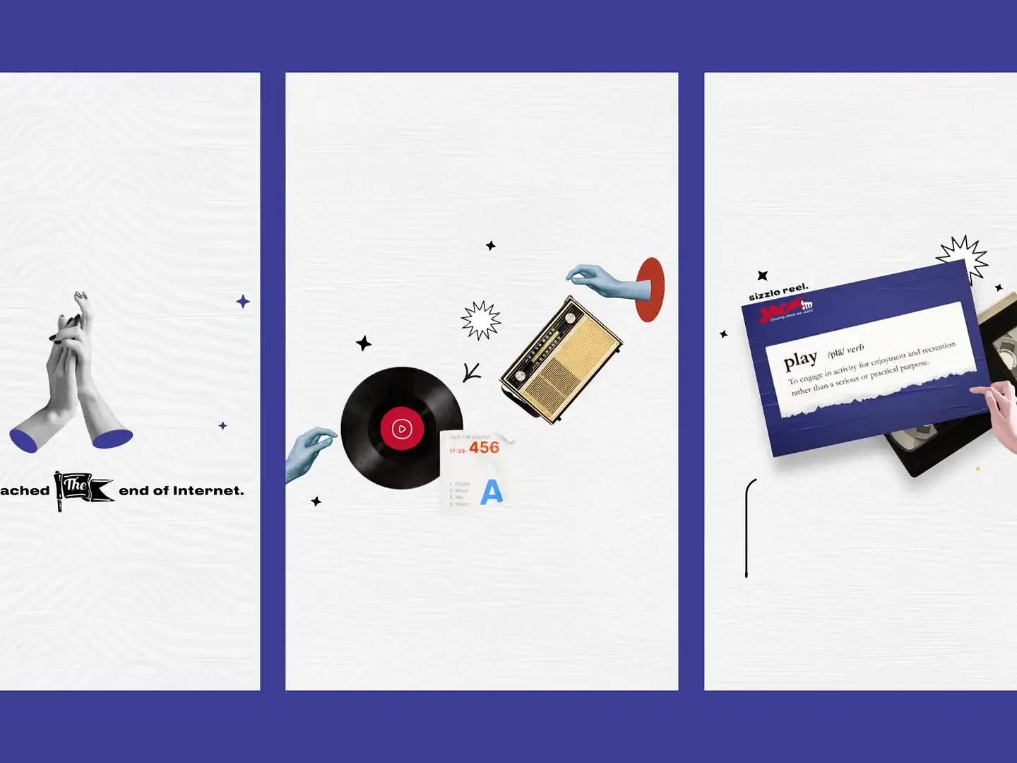 Creative Radio Website Design: Jack FM Animations