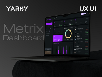 Metrix Dashboard | E-Commerce | Marketing Analytics application creativeui dashboard designinspiration dribbbleshowcase graphic design marketing analytics metrix saas ui uiuxdesign userexperience visualdesign web app