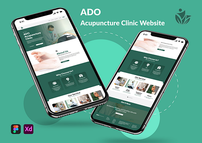 Acupuncture Clinic Website Design & Management branding design graphic design landingpage redesign ui ux