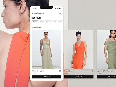 Category screen with a list of products category screen clothing e commerce figma list mango mobile products shop shopping ui ui challenge woman women