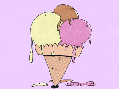 Fancy some ice cream? biscuit caricature cartoon cone cookies cornet cucurucho digital illustration drawing galleta glace heat helado ice cream illustration pink procreate sugar summer verano