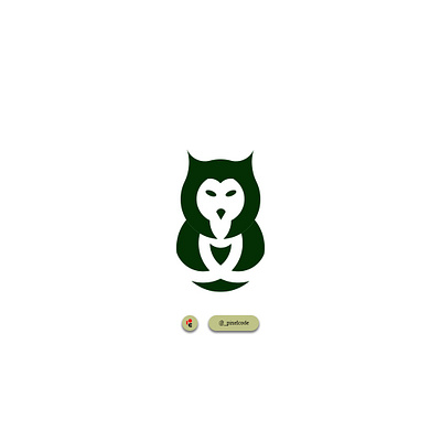 Owl bird graphic design logo owl