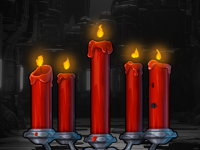 Candlelight conceptual Ui/UX and Art 2d game candlelight game game art game design logo mobilegame pc uiux visual art webgl