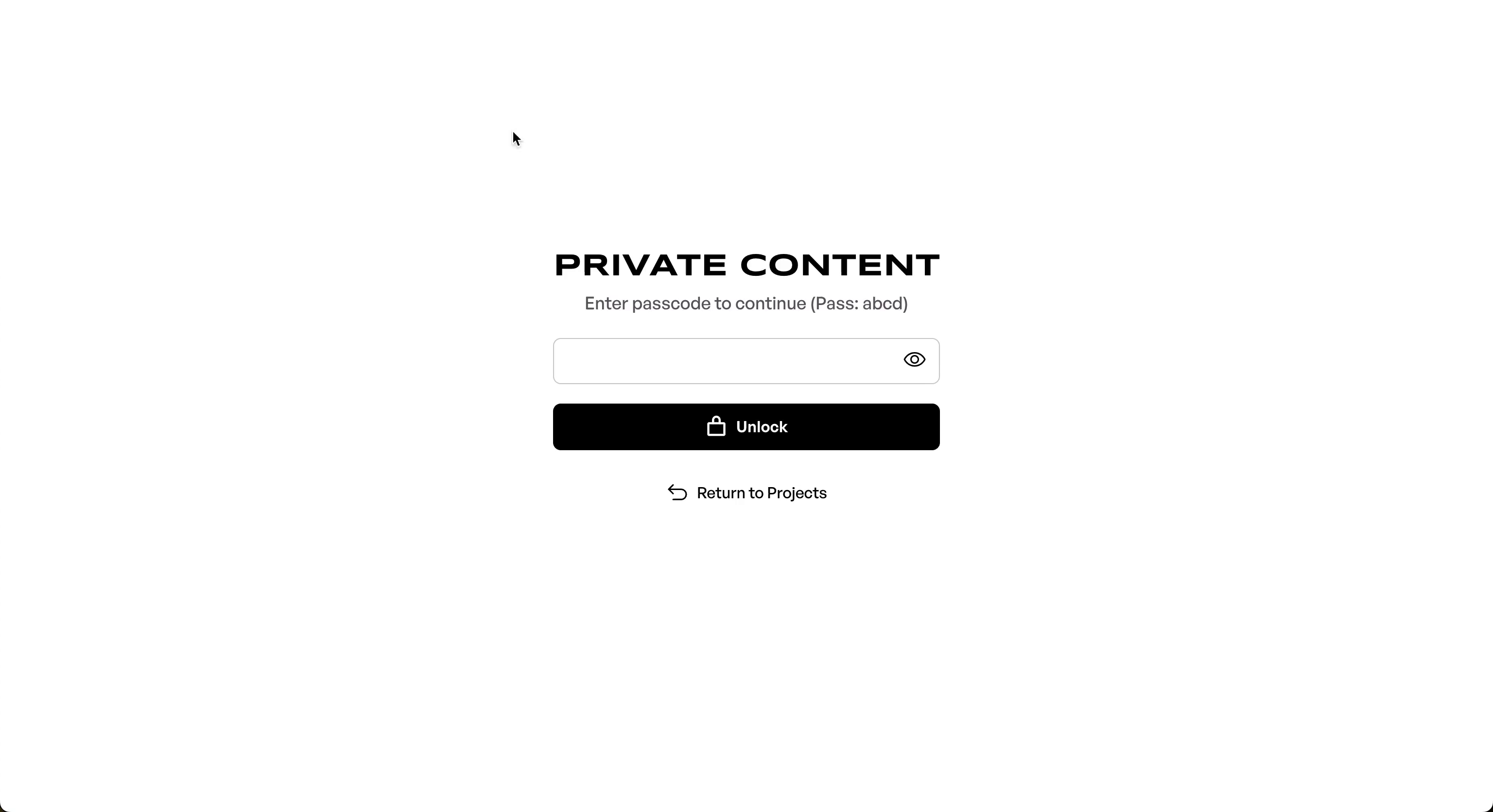 Password Protected Framer Page by Ying Chen on Dribbble