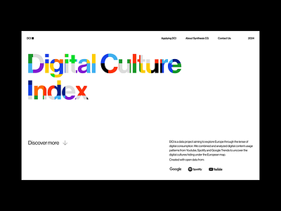 Digital Culture Index animation color culture data digital digital culture digital life europe explore index landing open source