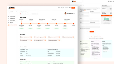 Saas Website User Dashboard ui app ui branding dashboard design landing page saas ui ux web