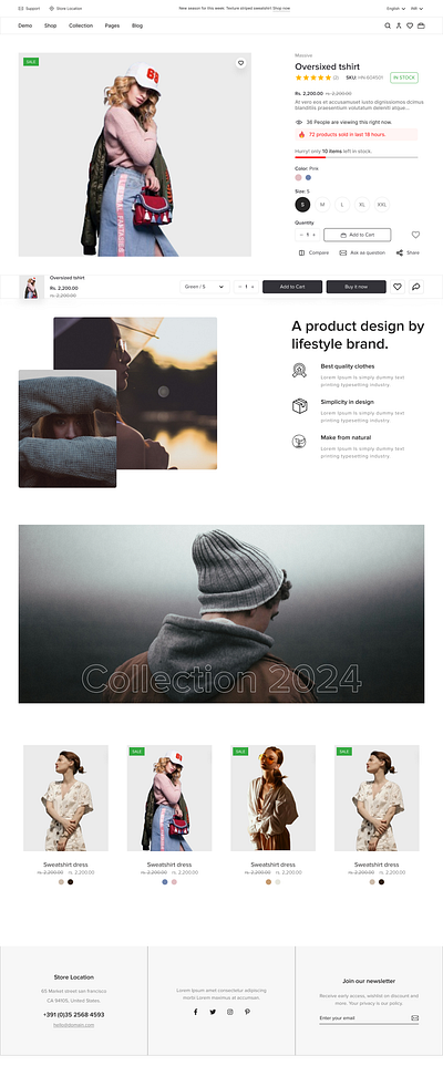 Add To Cart Page add to cart canva colour design figma typographi ui
