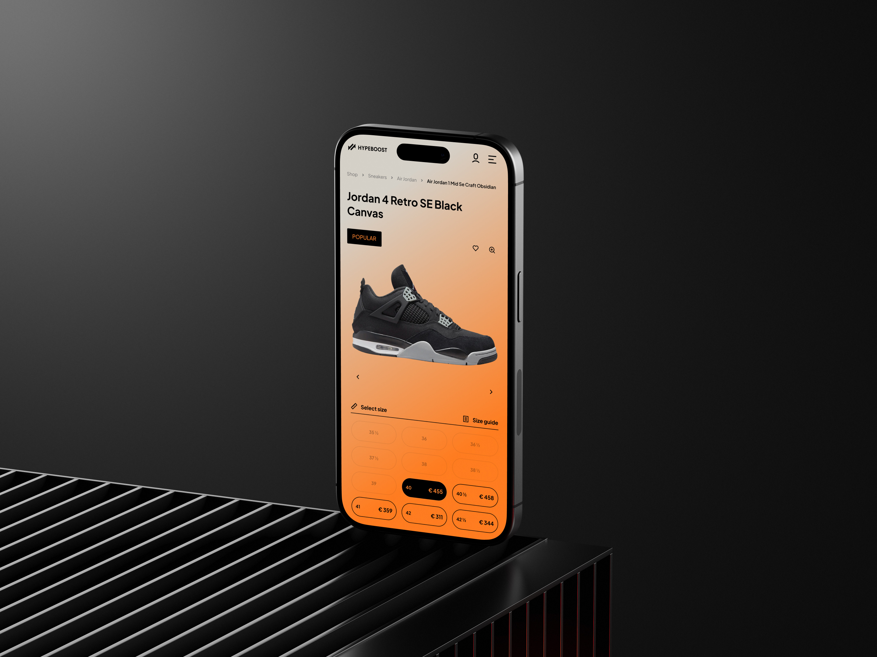 Sneakers E-commers Exploration e commerce layout modern online store portfolio product page shop sneakers web webpage