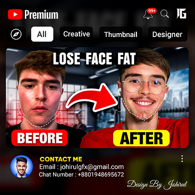 Gym Thumbnail Design for Youtube attactivedesigner attractivethumbnail creativethumbnail creativethumbnial designer goodthumbnail jahirulgfx johirulgfx modernthumbnail thumbnail youtubethumbnail