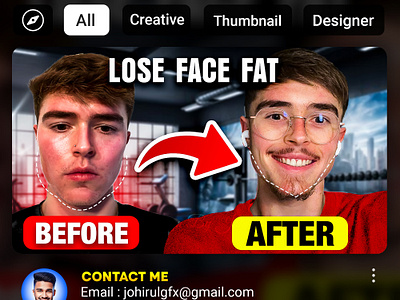 Gym Thumbnail Design for Youtube attactivedesigner attractivethumbnail creativethumbnail creativethumbnial designer goodthumbnail jahirulgfx johirulgfx modernthumbnail thumbnail youtubethumbnail