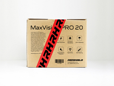 RedSield box foilbox maxvision ppfbox ppfbranding ppfdesign ppfpackage ppfpackaging redsield redtape