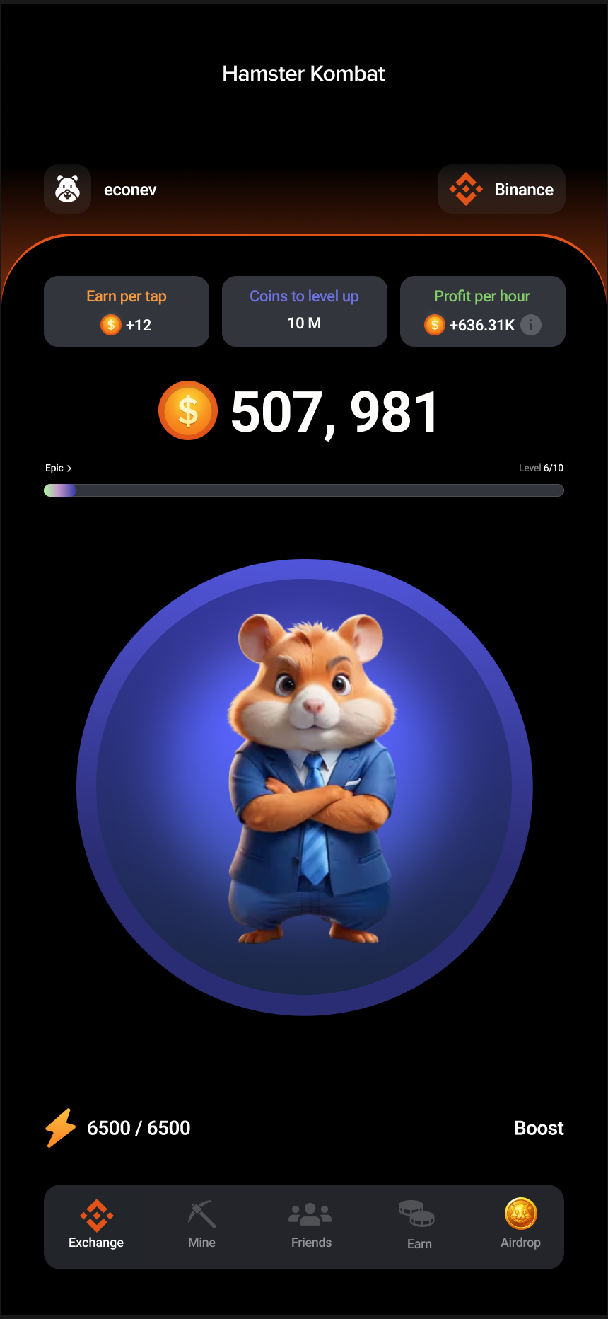 Hamster Kombat UI/UX by econev by Jack Conev on Dribbble