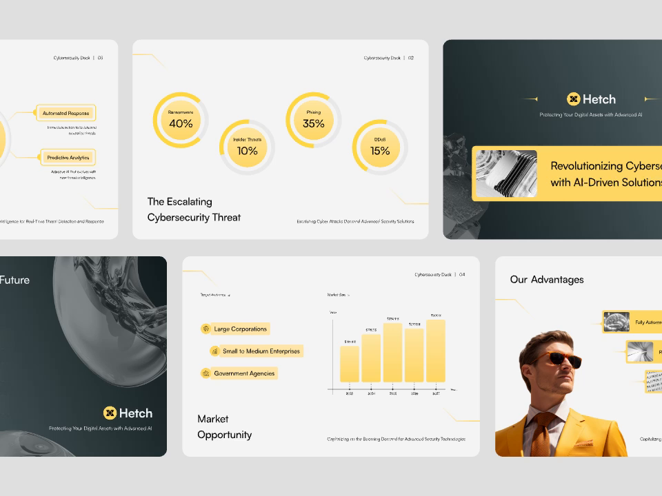 Example of Presentation & Pitch Deck Design