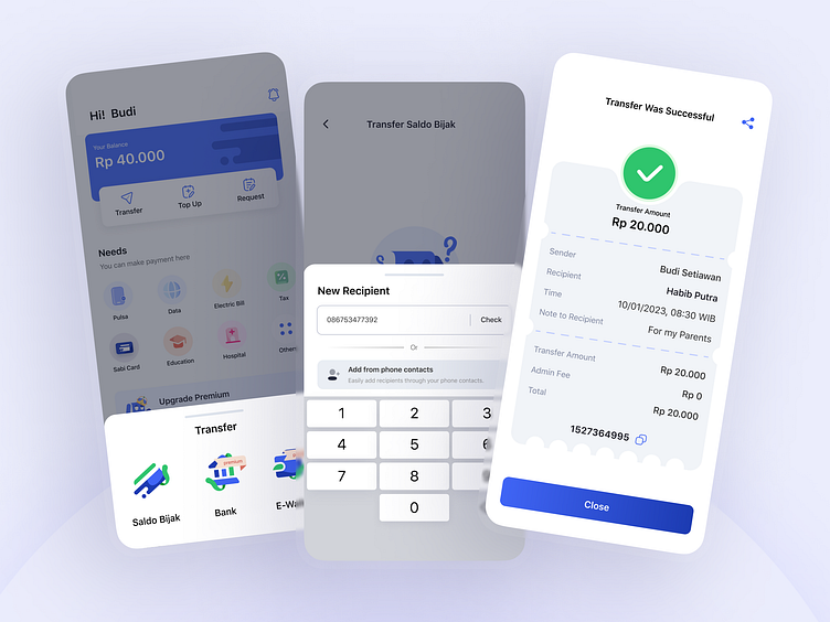 E Wallet Saldo Bijak Transfer by Muhammad Alif Al Hakim on Dribbble E Wallet Saldo Bijak Transfer by Muhammad Alif Al Hakim on Dribbble