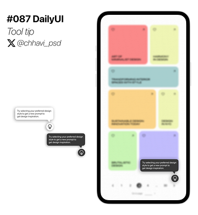 #087_DailyUI Tool Tip app dailyui design figma help interface tool tip tools ui