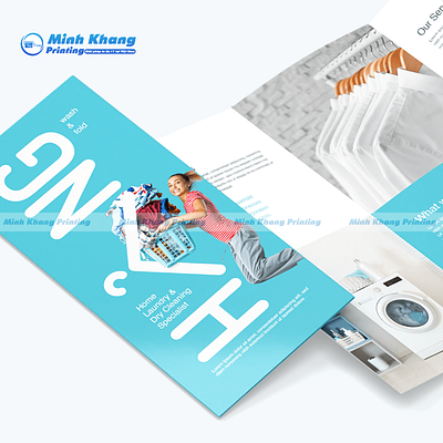 Thiet ke mau Brochure cong ty dep an tuong design design printing printing