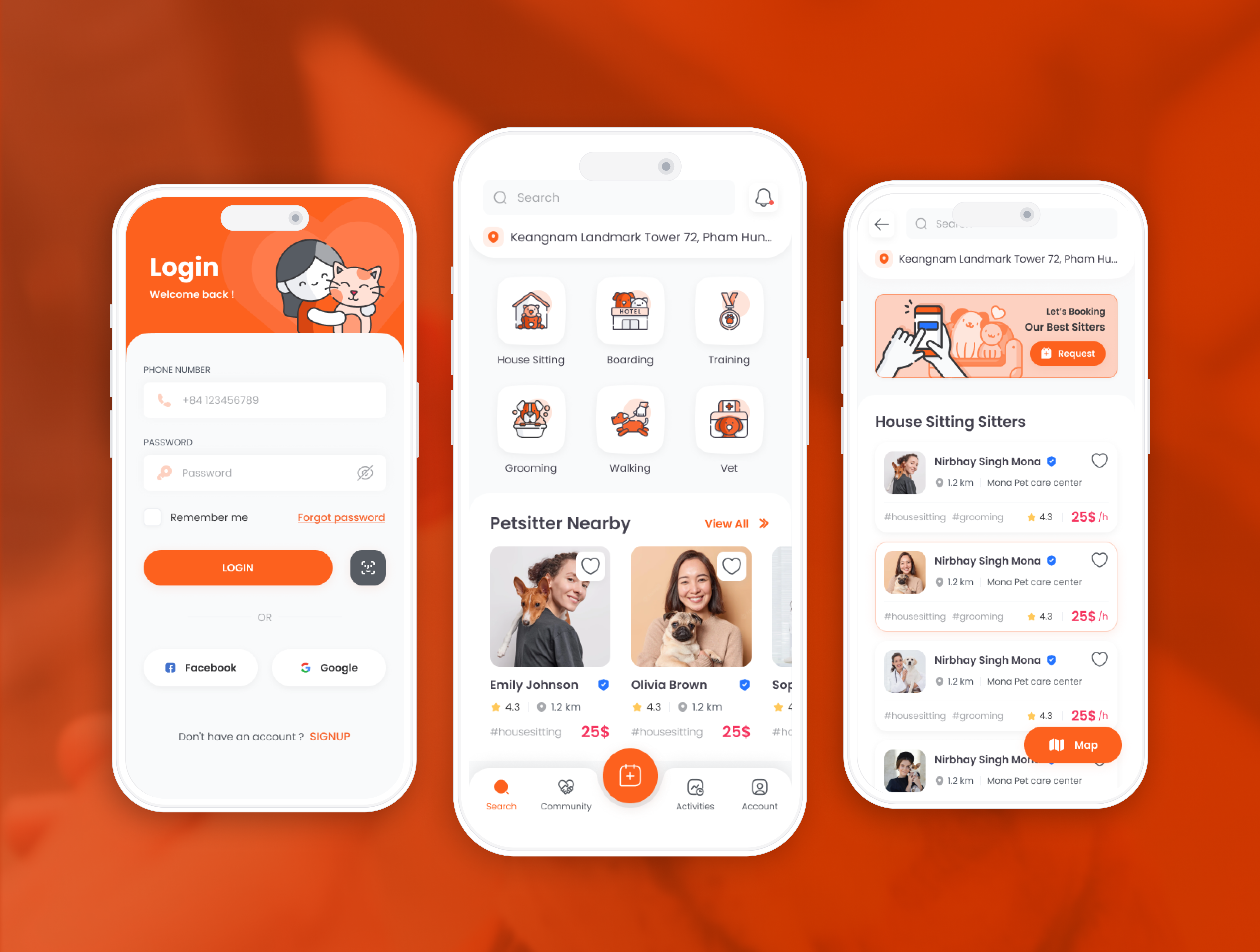 Pawer - Petcare App UI Kit app application design graphic design illustration mobile pet petcare ui uikit uiux ux