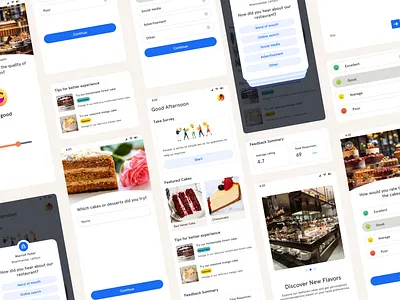 Restaurant Review App Ideas cake cake review app restaurant restaurantreviewapp review review app ui survey surveyapp ui