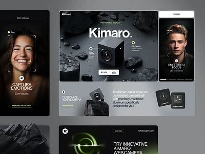 Kimaro Website design interface product service startup ui ux web website