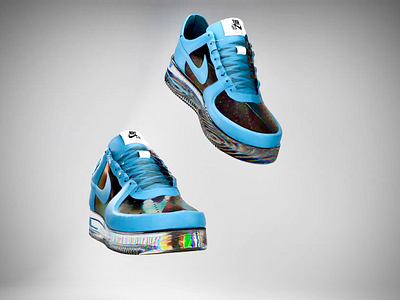 Would you buy those? 3d 3d animation animation blender branding design dispersion nike