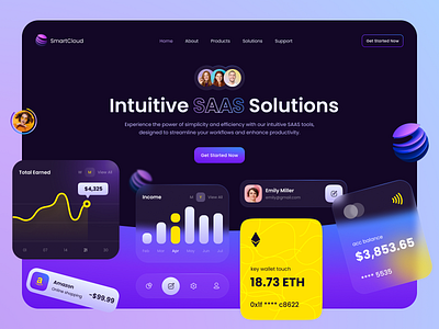 Pitarda - SaaS Framer Template Hero Section landing page saas saas uiux saas website saas website design ui ui ux ux web design webdesign