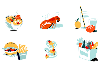 Icon Food For Food Application design illustration ui ux vector