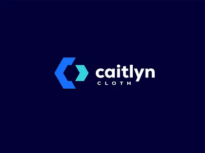 Hexagonal Harmony Caitlyn Innovative Logo Design 3d animation branding creativedesign graphic design logo motion graphics