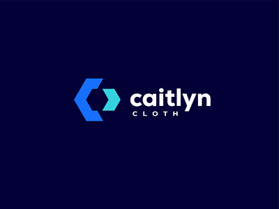 Hexagonal Harmony Caitlyn Innovative Logo Design creativedesign