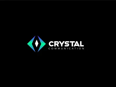 Crystal Communication Crystal Logo branding designinspiration logo motion graphics