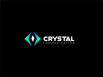 Crystal Communication Crystal Logo branding designinspiration logo motion graphics