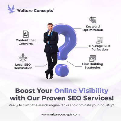Boost Your Online Visibility with Our Proven SEO Services! businessgrowth digitalmarketing drivetraffic increasevisibility marketingstrategy onlinesuccess rankhigher seo seoexpert
