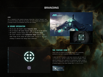 EVE Online - UI/UX Case (Part3) branding game interface gaming icons sci fi space spaceship ui