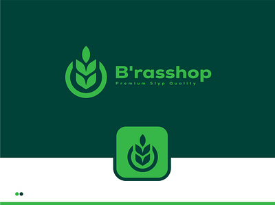 Grain Elegance The Circular Rice Logo for B'rasshop riceshop