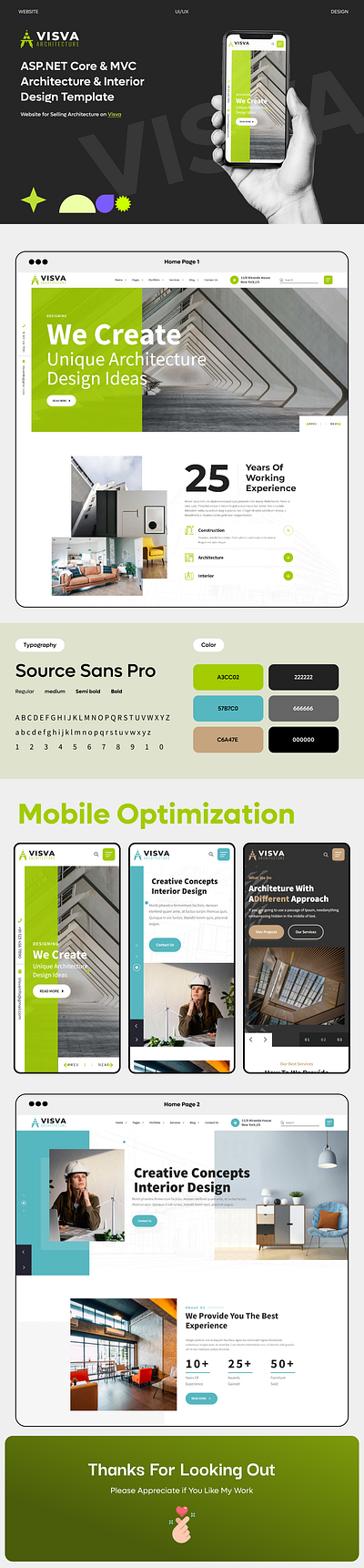 Visva-ASP.NET Core & MVC Architecture & Interior Design Template animation branding creative design graphic design illustration landing page logo motion graphics product design template templates ui ui design uiux user experience user interface ux design website