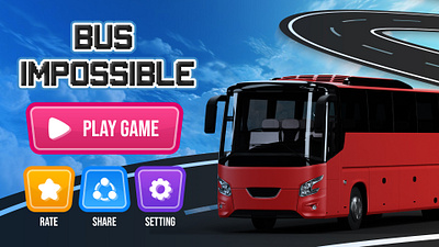 Bus Impossible Track UI game design ui
